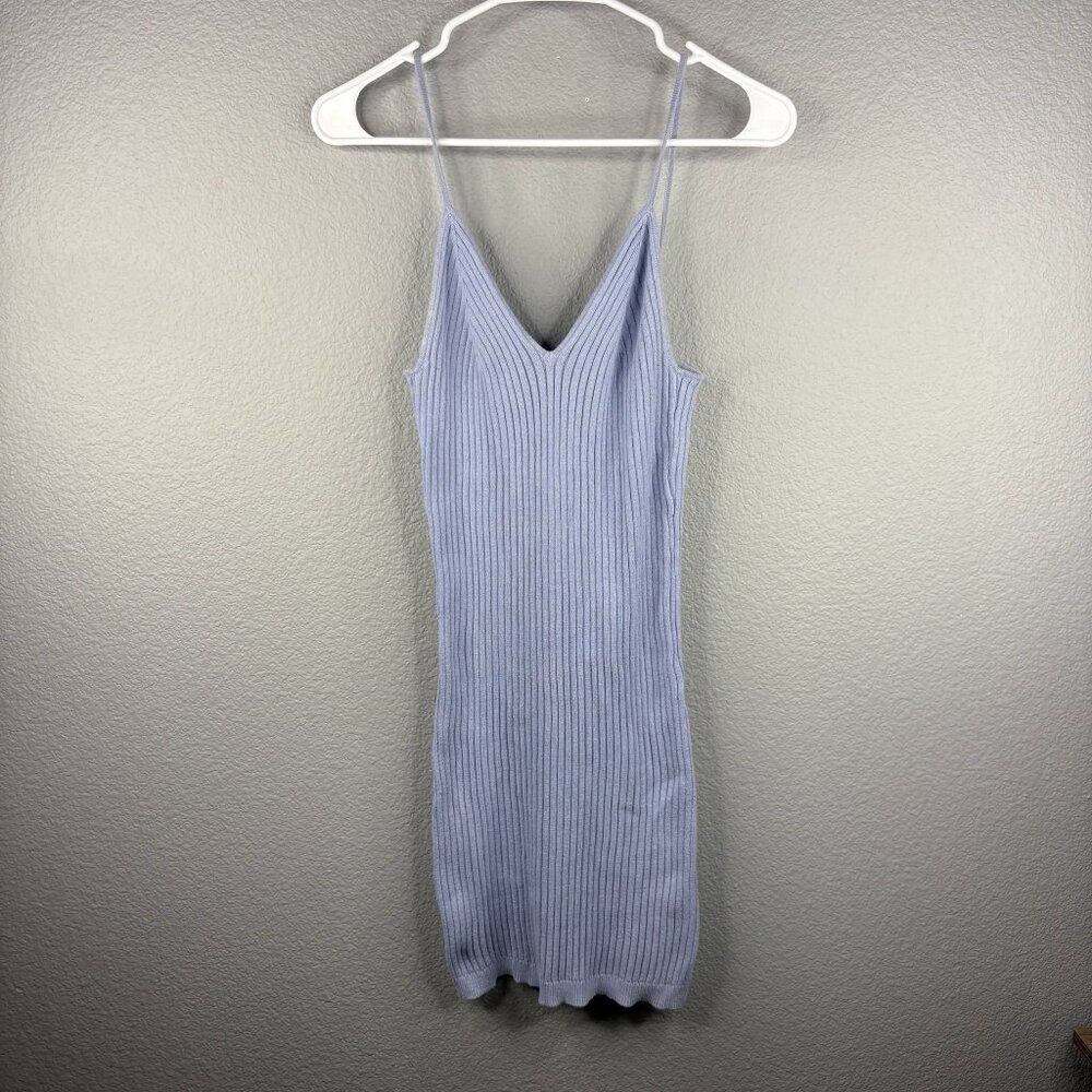 Free People Lavender Bodycon Dress w/ Tie Detail